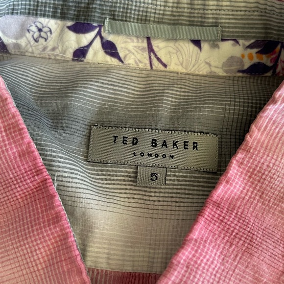 Ted Baker London Short Sleeve Shirt Size 5 (L) - Picture 3 of 4